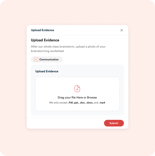 Upload Your Evidence